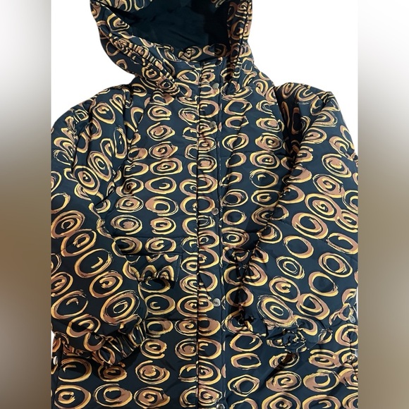 Free People Black and Gold Patterned Jacket Size M/L - Picture 2 of 12